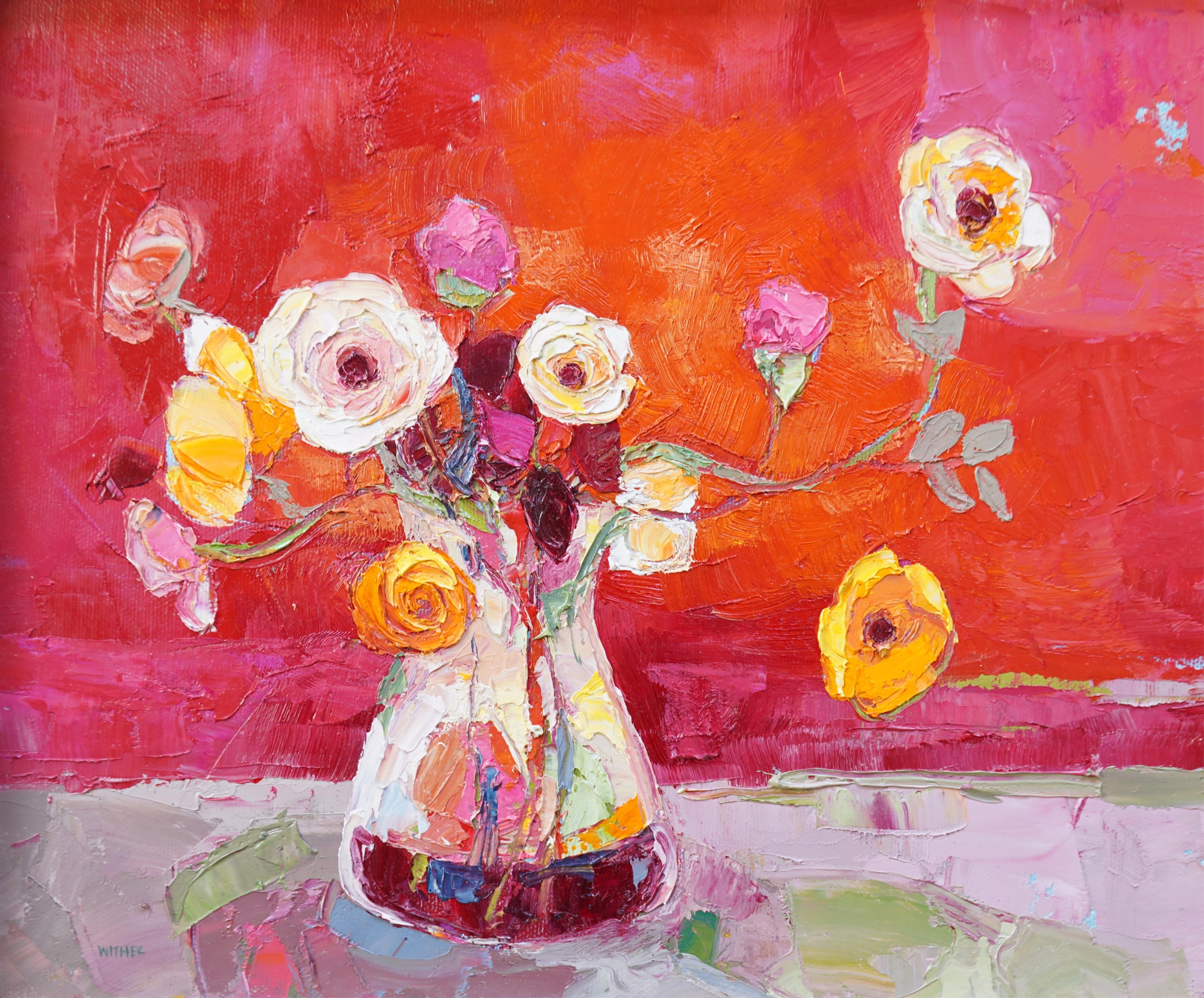 Kirsty Wither, (b. 1968), 'Cheeky Blooms'